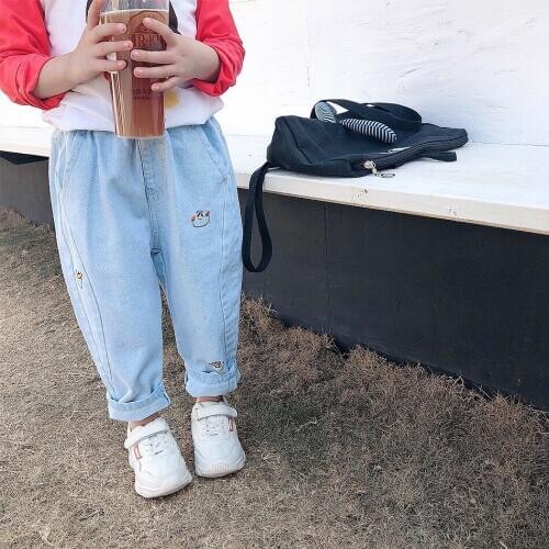 Childrens Denim Pants Brand New Toddler Girl Casual Jeans Baby Girl Clothes 2019 Spring New Kids Soft Denim Jeans Girls Pants