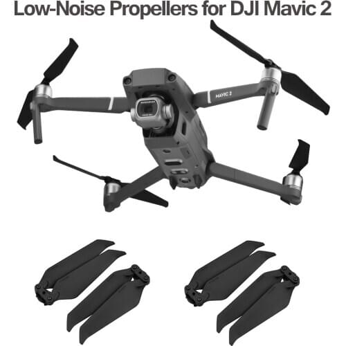 For DJI Mavic 2 8743F Low-Noise Foldable Propellers Black Noise Reduction Propellers Blade Nylon Fiber for Mavic 2 Accessories