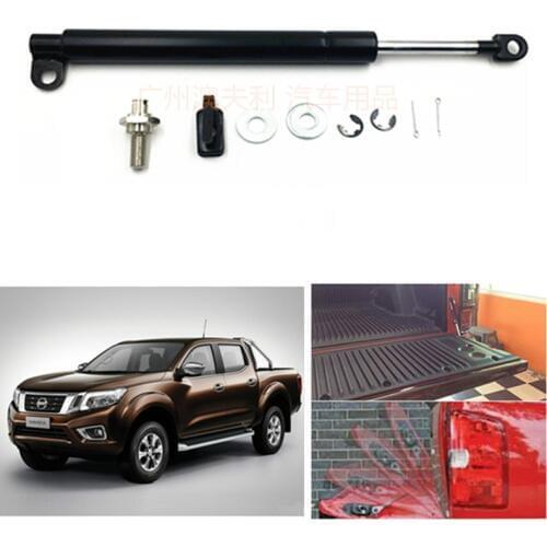 For Nissan Navara NP300 D23 2015 2016 2017 2018 Pickup Stainless Steel Tailgate Slow Down Shock Up Lift Gas Strut Accessories