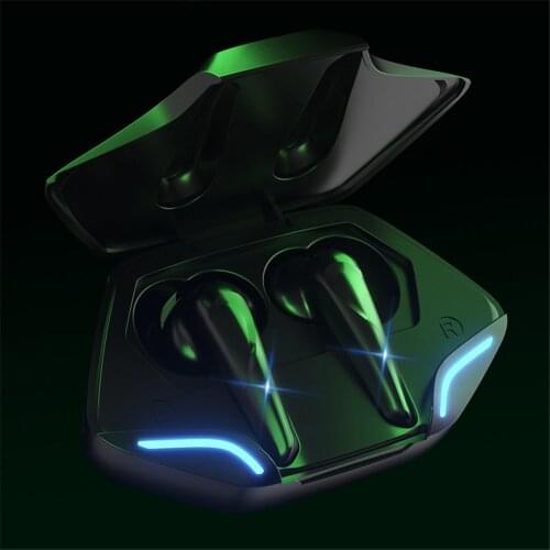 Kebidu Low Latency Gaming Headphones Noise Reduction Waterproof Sports Headphones TWS HD Stereo Wireless Bluetooth Headphones