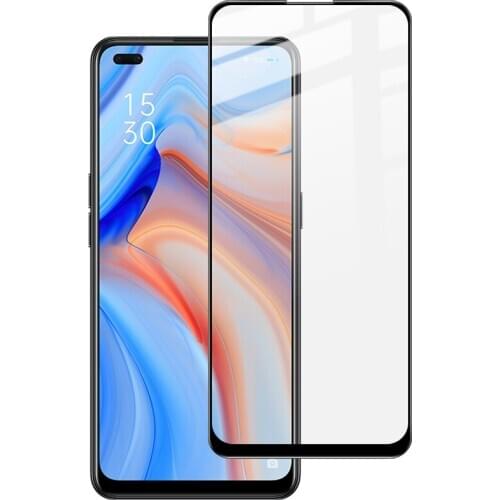 IMAK OPPO Reno 4 5G Glass Screen Protector Pro+ Version Full Screen AB Glue Tempered Glass for OPPO Reno4 5G