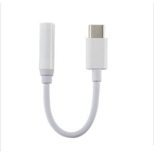 Type C to 3.5mm Earphone cable Adapter USB 3.1 Type-C USB C to 3.5 Jack Audio Aux Cable for Xiaomi Mi6 Headphone Speaker