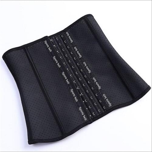 Latex waist Trainer Body Slimming Corset Steel Boned Shaper Underbust Breathable Belt For Women Faja Colombia reductora mujer