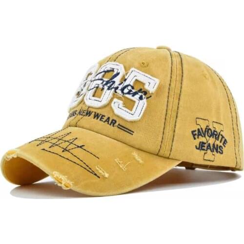 2021 News Fashion Outdoor Sports Cotton Baseball Cap Unisex Retro Letters Embroidery Mens Cap Hip Hop Rebound Caps Snapback Hat