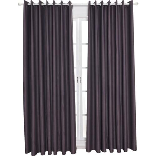 Solid Finished Curtains Modern Blackout Curtains for window Thermal Insulating Room Darkening Curtains for Living Room
