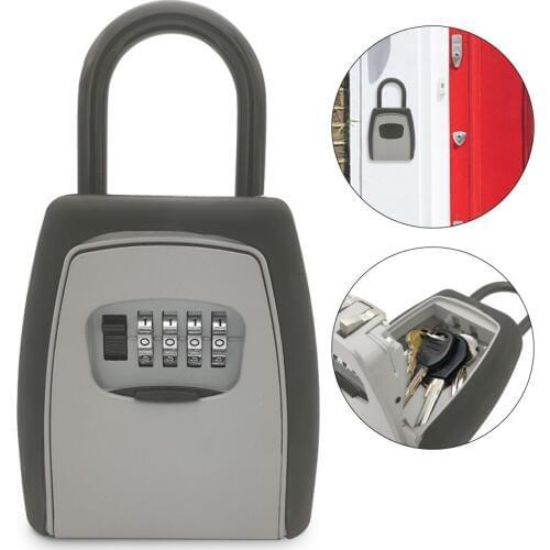 Outdoor Key Safe Deposit Box Key Storage Safe Box With Code Combination Lock Box For keys