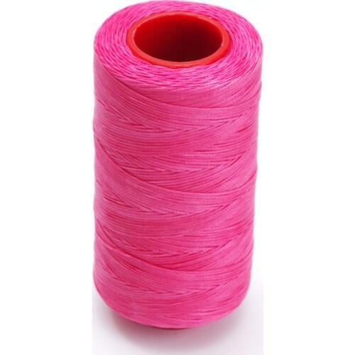 Peachblow 250 Meter 1mm Flat Waxed Wax Thread Cord Sewing Craft for DIY Leather Hand Stitching 10