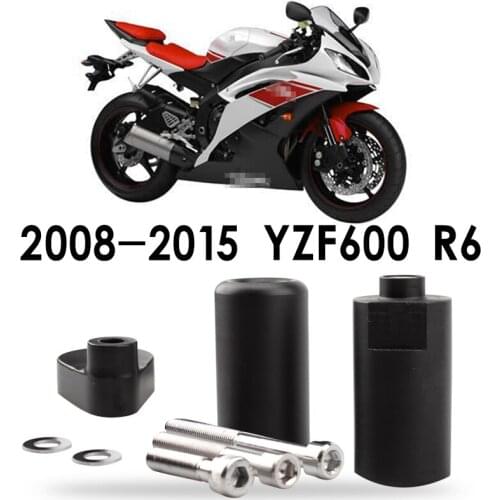 Motorcycle No Cut Frame Sliders Crash Falling Protection For Yamaha YZFR6 YZF-R6 YZF R6 2008 2009 2010 2011 2012 2013 2014 2015