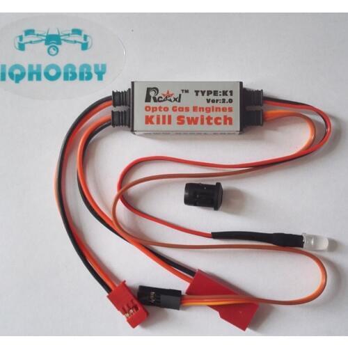 Rcexl Opto Gas Engines Remote Kill Switch K1 V2.0 for RC Model Gasoline Airplane