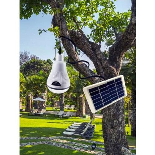 Solar Bulb 20LED Energy-saving Bulb Lamp Waterproof IP55 Night Market Lamp Mobile Outdoor Camping Power Outage Emergency Lamp