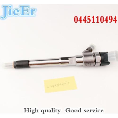 Common Rail fuel injector 0445110494 rail injector assembly, built-in F00VC01386 valve components, DLLA155P2312 diesel nozzle