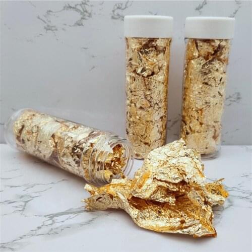 Cake Decorating Gold Foil Paper Pieces Baked Mousse Dessert DIY Accessories Baking Tools