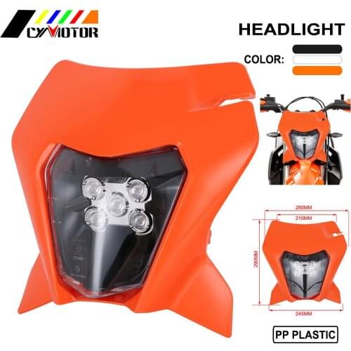 Universal New LED Headlight Headlamp Head Lamp Light For KTM EXC EXC-F SX SXF XC XCF XCW XCF-W 125 150 250 300 350 450 530