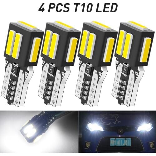 A Pack T10 W5W LED 168 194 2825 Canbus Bulb for Toyota C-HR Corolla Rav4 Yaris Avensis Camry CHR Car Clearance Interior Light