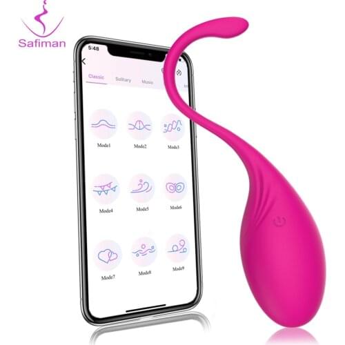 App Vibrator G-spot Bluetooth Remote Control Massager Vagina Eggs Anal Vibrators Clitoral Stimulator Sex Toys for Women Couple