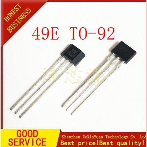 10pcs/lot New 49E TO-92 AH49E OH49E SS49E LINEAR HALL-EFFECT IC