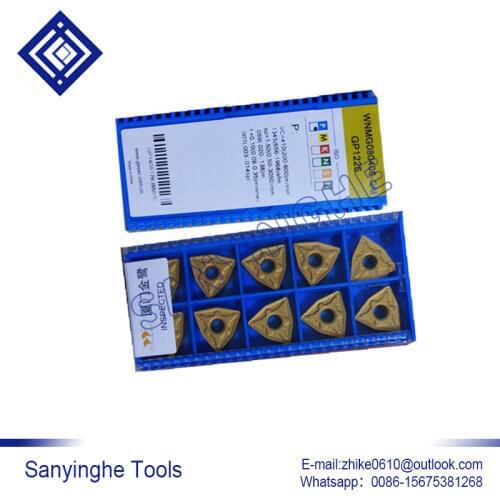 10pcs/lots WNMG080408-GM GP1225 CNC Carbide Turning Inserts CNC Blade Lathe Turning tool