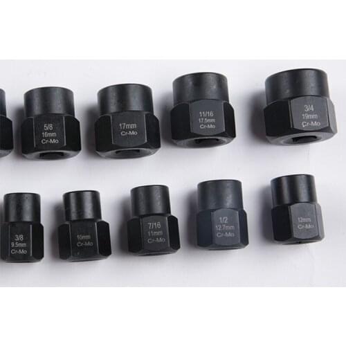 13PC Nut Extractors Damaged Bolts Nuts Screws Remover Extractor Multifunction Removal Tools Set Broken Bolt Removal Kit