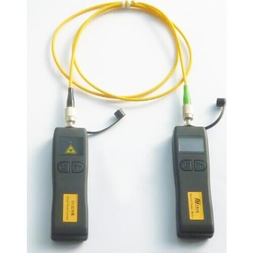 2 In 1 FTTH Fiber Optic Tool Kit Mini Fiber Optical Power Meter -70 ~+6dBm and 5km 1MW Visual Fault Locator Fiber Optic Tester