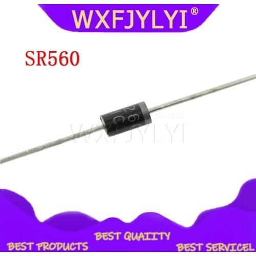 20PCS SR560 SB560 5A 60V Schottky diode rectifier diode