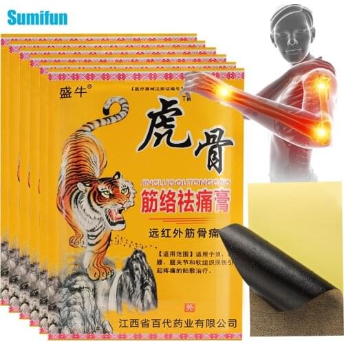 40pcs Knee Plaster Sticker Tiger Blam Activating Rheumatism Patch Body Muscular Fatigue Arthritis Orthopedic Joint Pain Patches