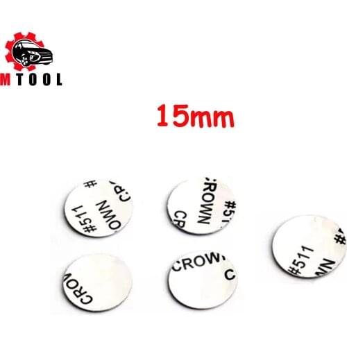 5pcs/lot 15mm Remote Car Key Badge Emblem Logo Replacement For Chevrolet Emblem Badge Aluminum DIY metal logo Black yellow color