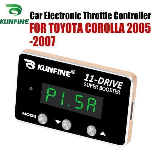 KUNFINE Car Electronic Throttle Controller Racing Accelerator Potent Booster For TOYOTA COROLLA 2005-2007 Tuning Parts Accessor