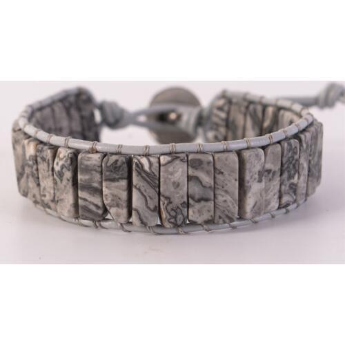 Couples Bracelet Boho Natural Stone Wrap Bracelet Power Jewelry Fashion Bracelet Dropshipping Single Leather Wrap Bracelet