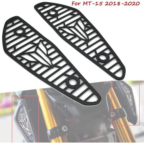 Motorcycle Parts Black Air Inlet Intake Hole Protector Cover Air Inlet Cover For Yamaha MT-15 MT15 MT 15 2018-2020