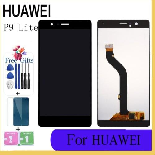 For HUAWEI P9 Lite 2016 G9 Display Screen with Frame for HUAWEI P9 Lite LCD Display VNS-L31 L21 L19 L23 L53 Parts