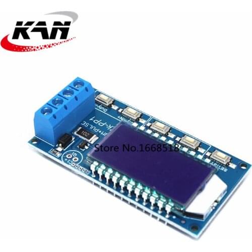 Signal Generator Square Wave Generator 1-Channel 1Hz-150KHz Dual Mode LCD PWM Pulse Frequency Duty Cycle Adjustable Module