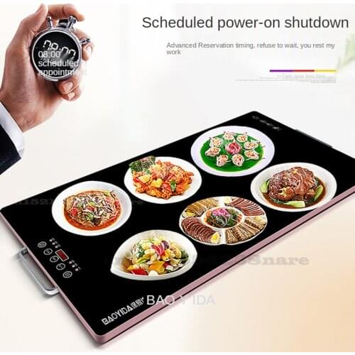 Intelligent Warming Board Induction Cooker Household Food Heat Preservation Board Multi Function Timing Heating Hot Dish Stove