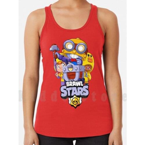 Carl tank tops vest sleeveless Gamer Leon Leon Shark Carl Free Skins Code Backpack Melee Stars New Smash Falco Bros Game