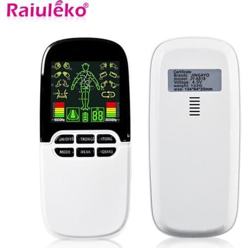 Dual Output Health Care Multifunctional Digital Body Massage Pulse Electro Stimulator Tens Therapy Machine Massager Ultralight