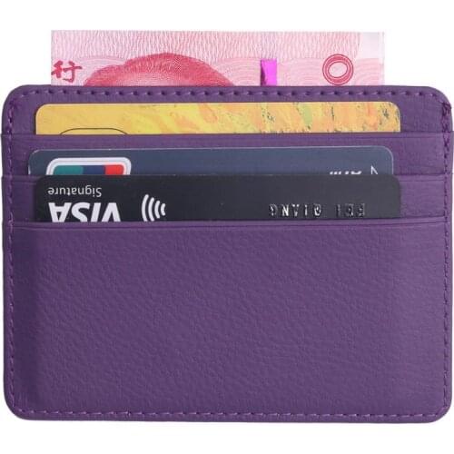 Mens Leather Thin Wallet ID Money Credit Card Slim Holder Money Pocket Organizer