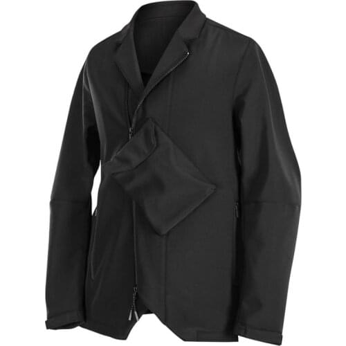 Mens Jacket Nosucism Diagonal Pocket Jacket Blazer Techwear Ninjawear Streetwear Japanese Style Aesthetic