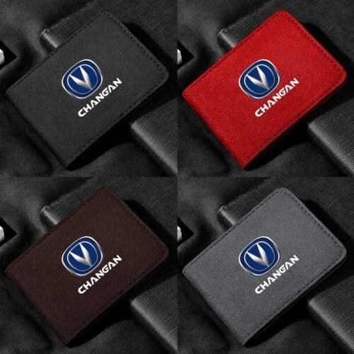 Soft Fur Auto Driver License Bag For Changan Genuine Leather Cover Car Driving Documents Card Holder Credit Travel Wallet