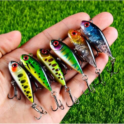New 1Pcs Fishing lures Sinking Pencil 40mm 4.5g Surface Hard Baits Artificial Wobblers Bass Pike Trout