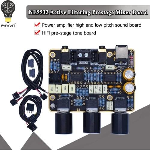 Official NE5532 modulation board active band filter power amplifier board prestage HIFI premodule general purpose dual amplifier