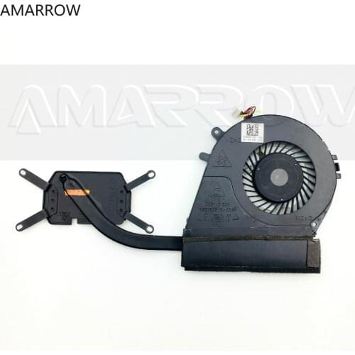 Original free shipping laptop heatsink cooling fan cpu cooler For HP m6-k heatsink 725446-001