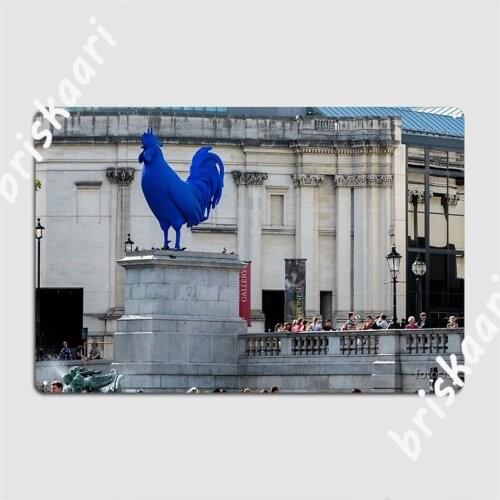 Hahn Cock, Trafalgar Square, London Metal Signs Cinema Kitchen Cave pub Decoration Wall Decor Tin sign Posters
