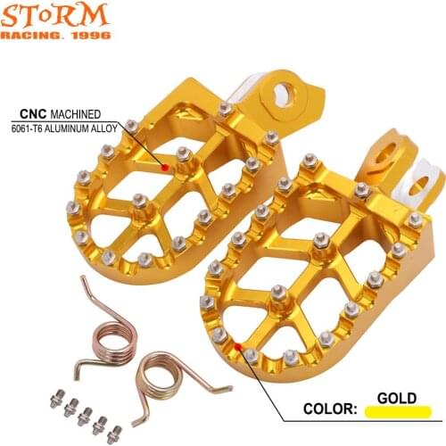 Footpeg Foot Pegs Rests Pedal For Suzuki RMZ250 RMZ450 RMX450Z RM-Z250 RM-Z450 RM-Z RMZ 250 450 RMX 450Z Motorcycle Footrest