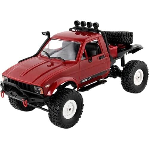 1:16 WPL C14 RC Truck 2CH 4WD Mini Radio Control Off-Road Climbing 15km/H Racing Car Kids Gifts Toy
