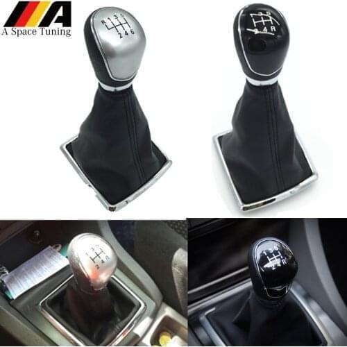 5/6 Speed Manual Gear Shift Knob Gaiter Boot Cover Case For Ford Focus 2 MK2 2005-2011 / C-Max 2007-2010 / Fiesta Kuga 2008-2012