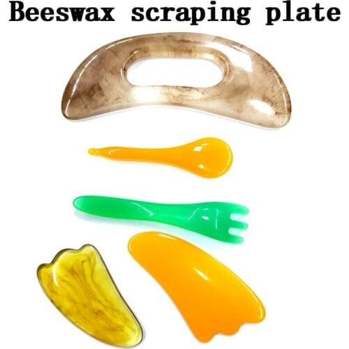 Scrapping Plate Beeswax Resin Facial Eye Lift Pull Pull Tendon Rod Whole Body Apply Head Massage Claw Neck Shoulder Back Leg