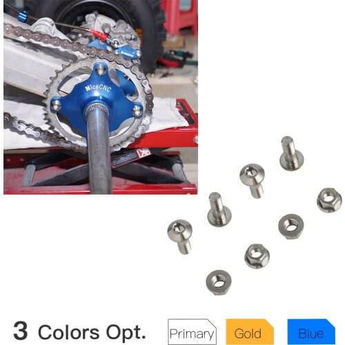 ATV M10*P1.25 29mm Brake Rotor Bolts Nuts Screws Titanium alloy For Yamaha Raptor 350 700 700R YFZ450 YFZ450R YFZ 450 450R Parts