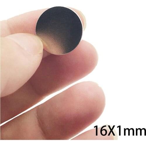 10~500pcs 16x1 mm Rare Earth Magnets Diameter 16x1mm Small Round Magnet strong 16mmx1mm Permanent Neodymium Magnet disc 16*1 mm
