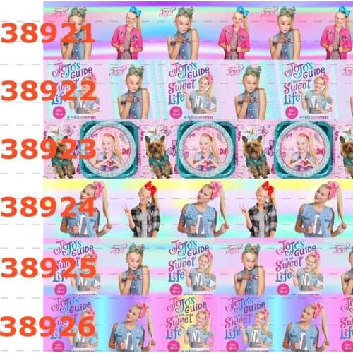 10yards - different sizes -Cartoon JOJO girl printed Grosgrain ribbon - Cutie cartoon ribbon