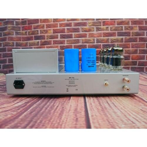2 PCS Musical Paradise MP-702 6C33C OTL Mono Blocks Power Amplifier 100W Mono TubeAMP 6C33C*4, 6J8P (or 6SJ7)*2,12AX7*1