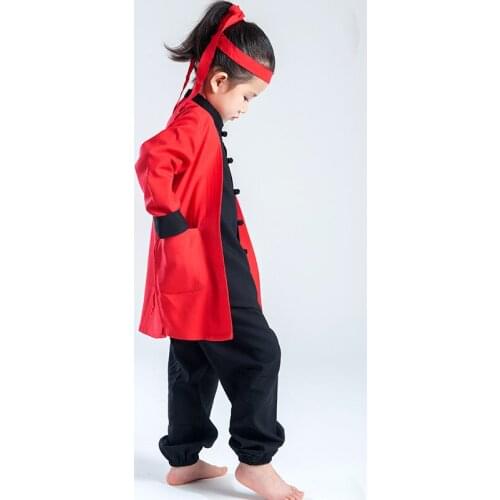 2021 New Style Custom Made Children And Teenagers Kung Fu Tai Chi Uniform Chinese Clothing Wing Chun Uniform Three Pieces